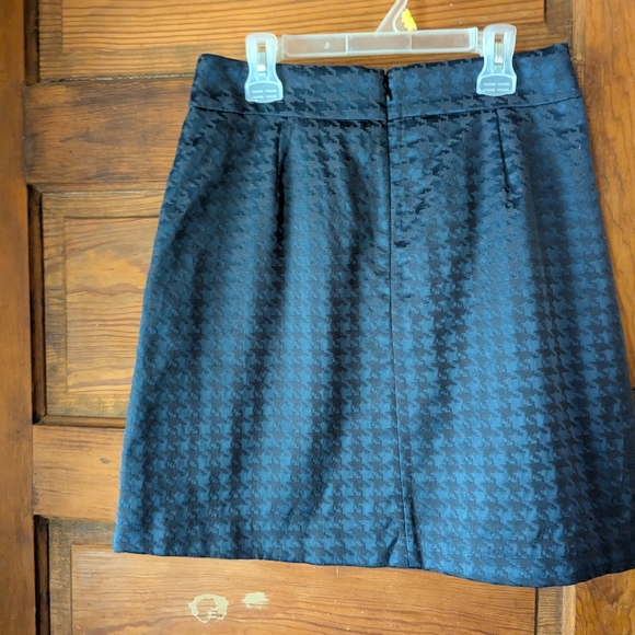 Halogen Black Pleated A-line Mini Skirt Work - Picture 3 of 8